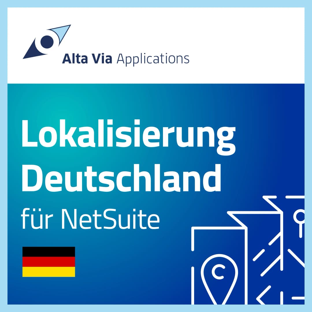 Lokalisierung Deutschland für NetSuite