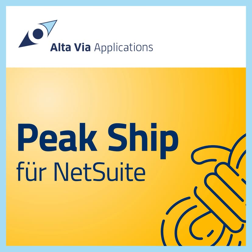 PeakShip für NetSuite